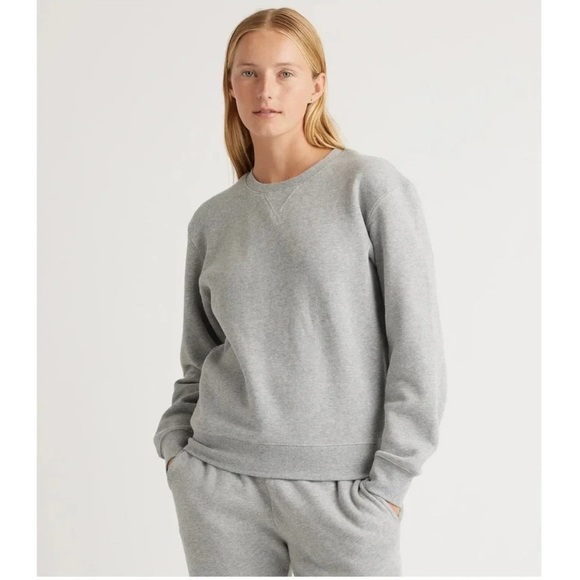 Quince heavy weight fleece boyfriend pullover - Picture 1 of 6